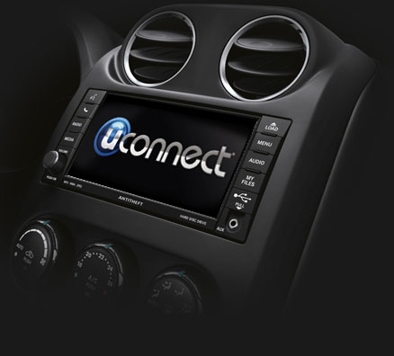 Uconnect 430N System with Garmin navigation in the 2014 Jeep Compass 